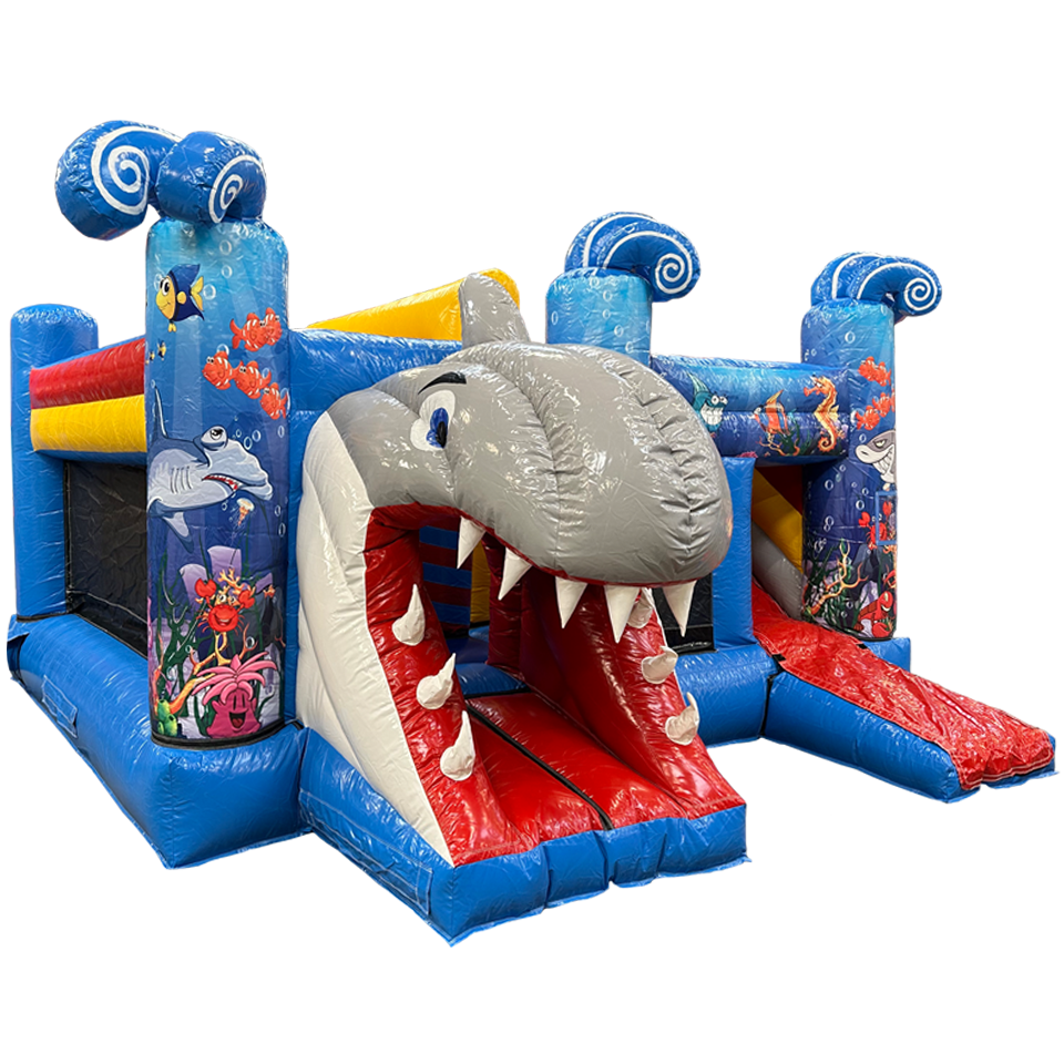 Multiplay Maxi Requin Sans Toit Château Gonflable