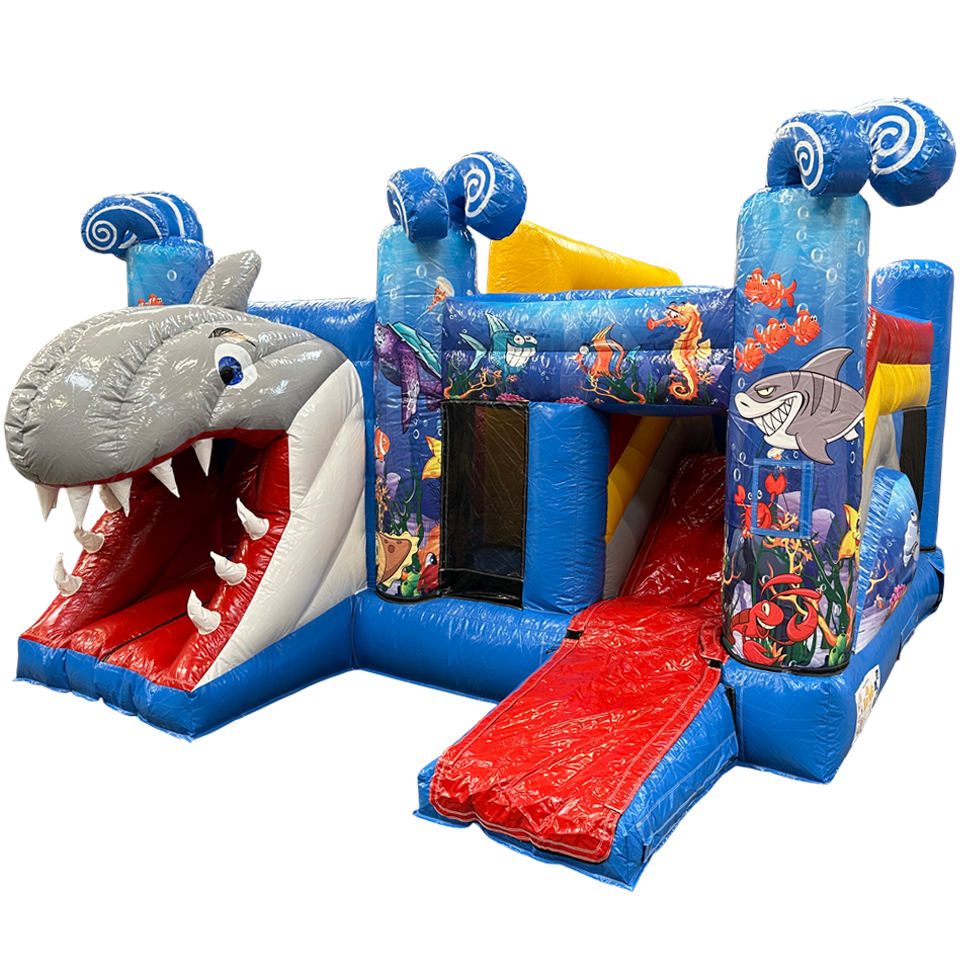 Multiplay Maxi Requin Sans Toit Château Gonflable