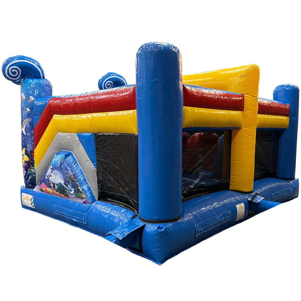 Multiplay Maxi Requin Sans Toit Château Gonflable