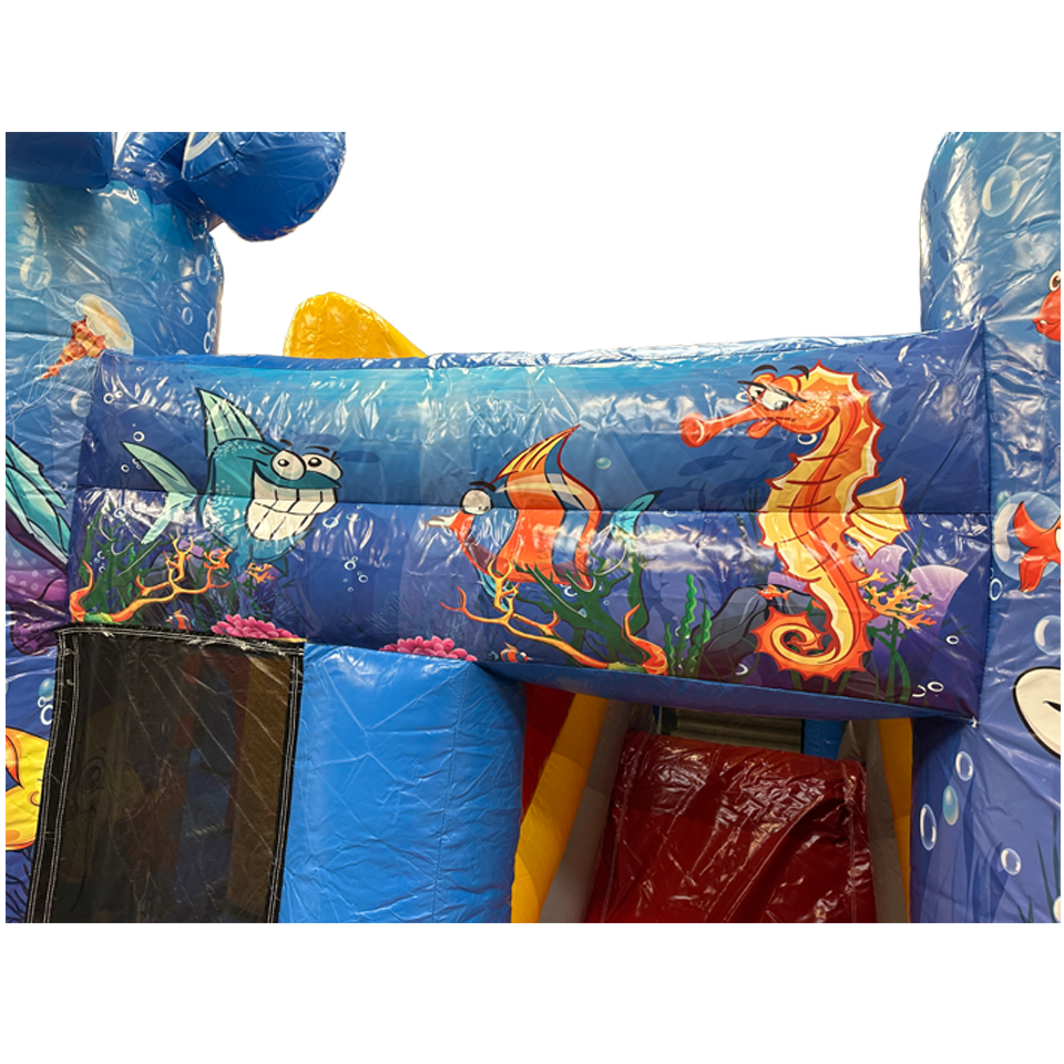 Multiplay Maxi Requin Sans Toit Château Gonflable