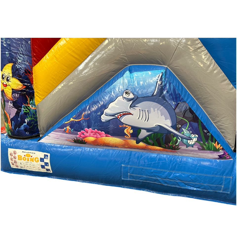 Multiplay Maxi Requin Sans Toit Château Gonflable