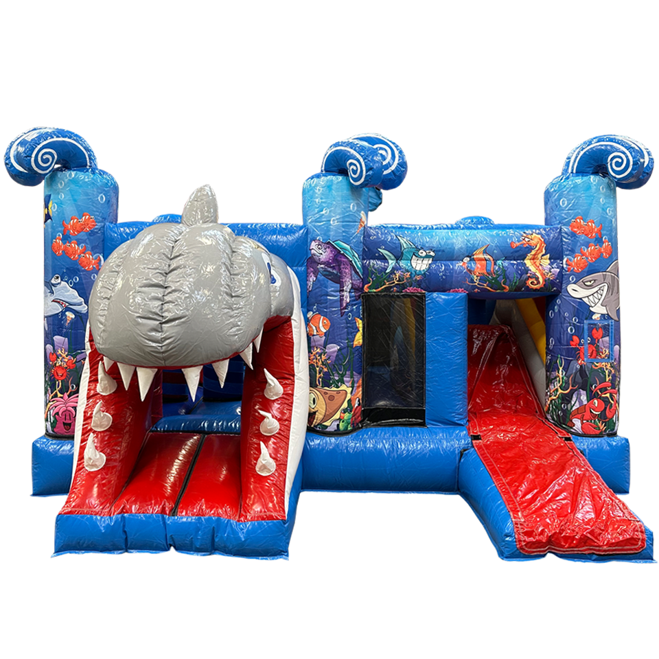 Multiplay Maxi Requin Sans Toit Château Gonflable