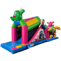 2 Partie Course D'obstacles 11m Château Cookie Monster
