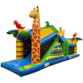 2 Partie Course D'obstacles 11m Château Jungle