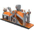 2 Partie Course D'obstacles 11m Château Robot