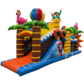 2 Partie Course D'obstacles 11m Château Ambiance Ensoleillée