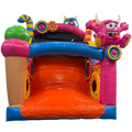 2 Partie Course D'obstacles Cookie Monster