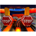 2 Partie Course D'obstacles Formula 1 Orange
