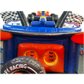 2 Partie Course D'obstacles Formula 1 Orange