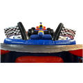 2 Partie Course D'obstacles Formula 1 Orange