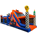 2 Partie Course D'obstacles Formula 1 Orange