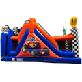 2 Partie Course D'obstacles Formula 1 Orange