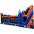 2 Partie Course D'obstacles Formula 1 Orange