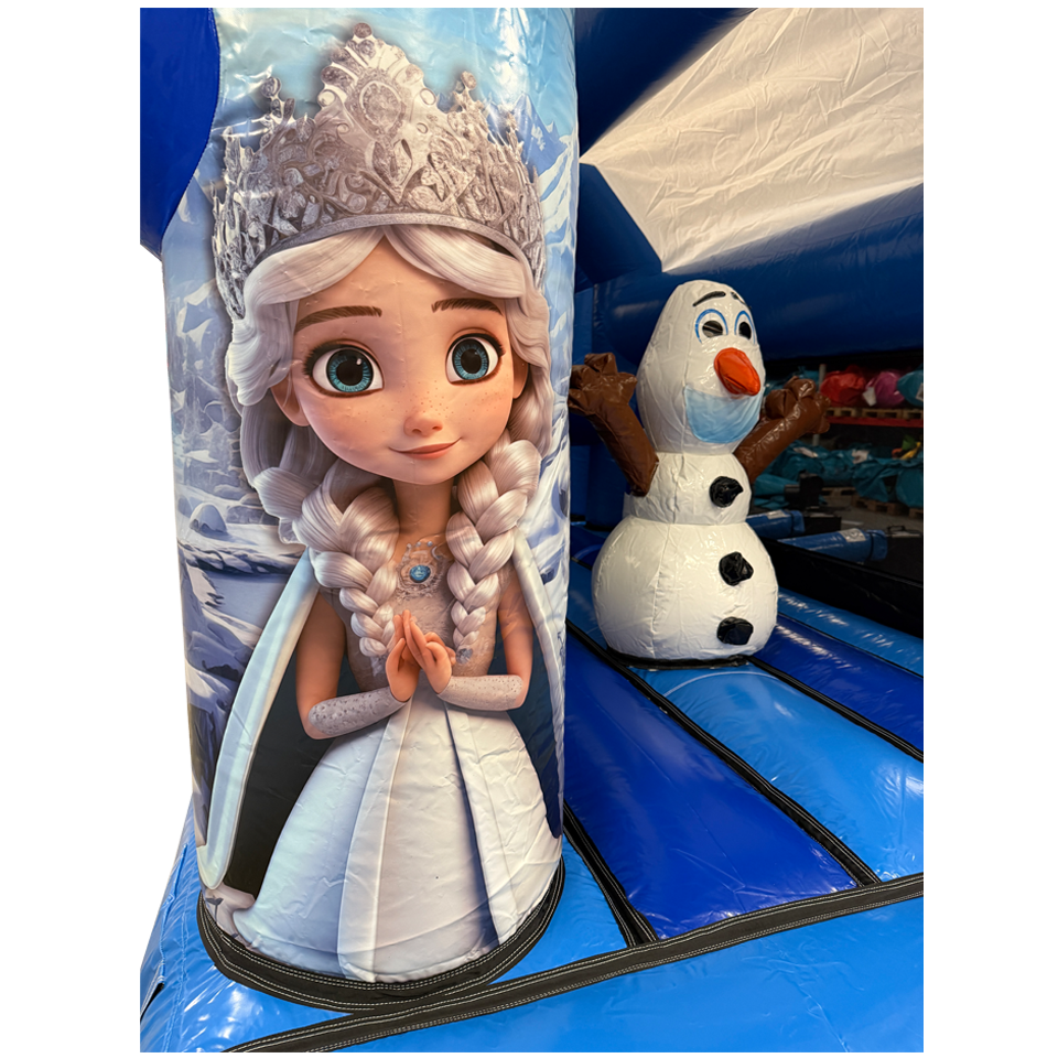 2 Pièces 11m Course Princesse des neiges Château
