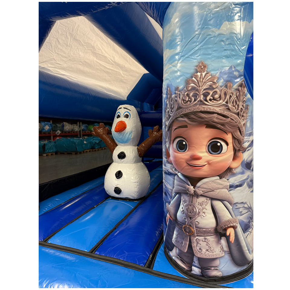 2 Pièces 11m Course Princesse des neiges Château