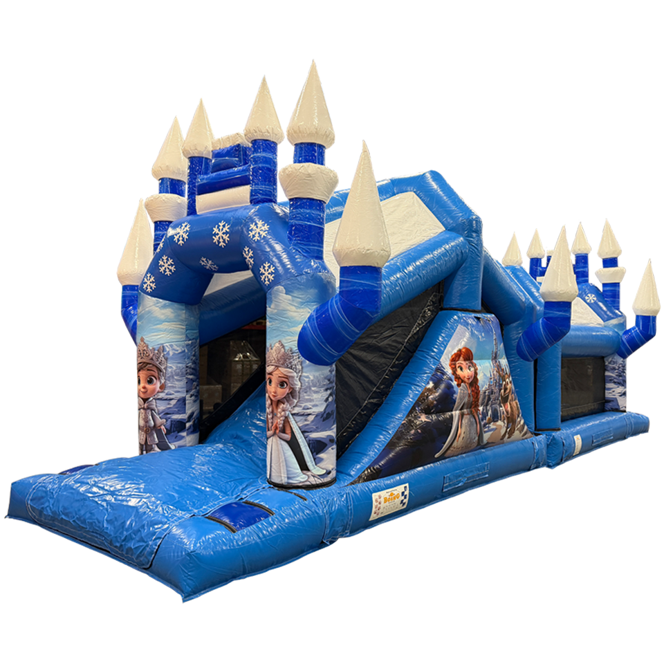 2 Pièces 11m Course Princesse des neiges Château