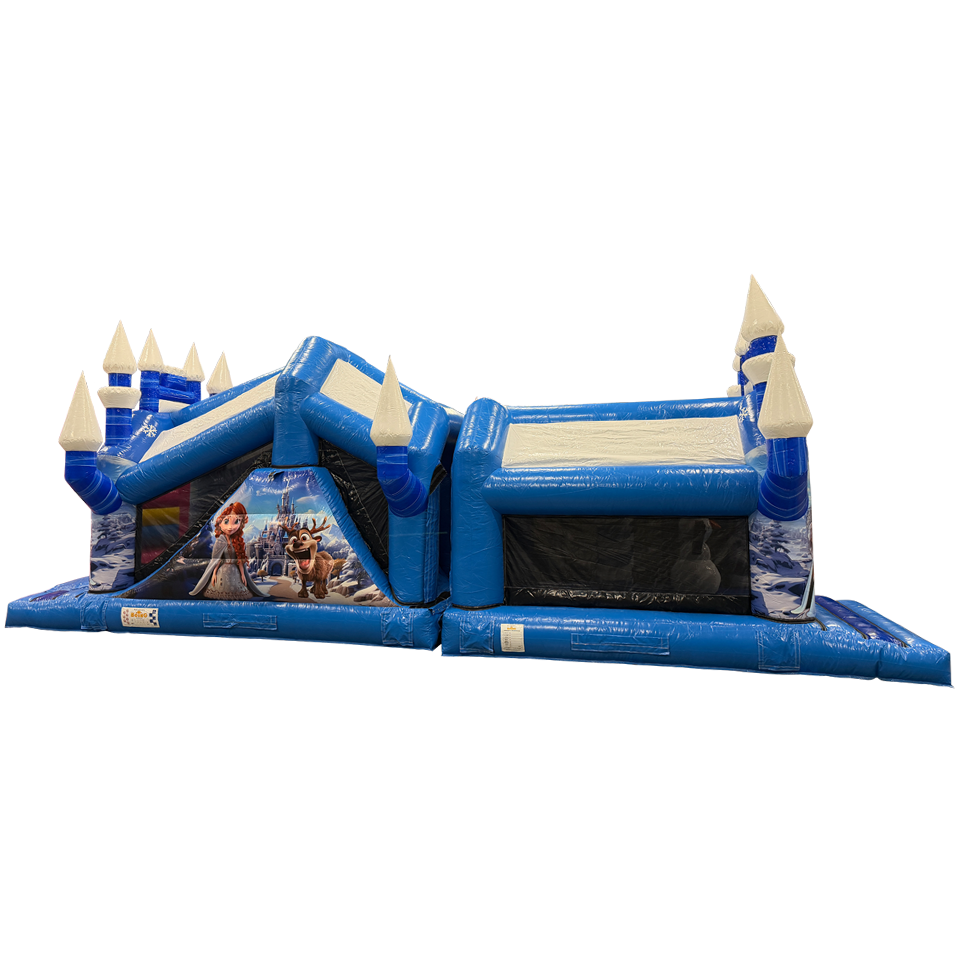 2 Pièces 11m Course Princesse des neiges Château