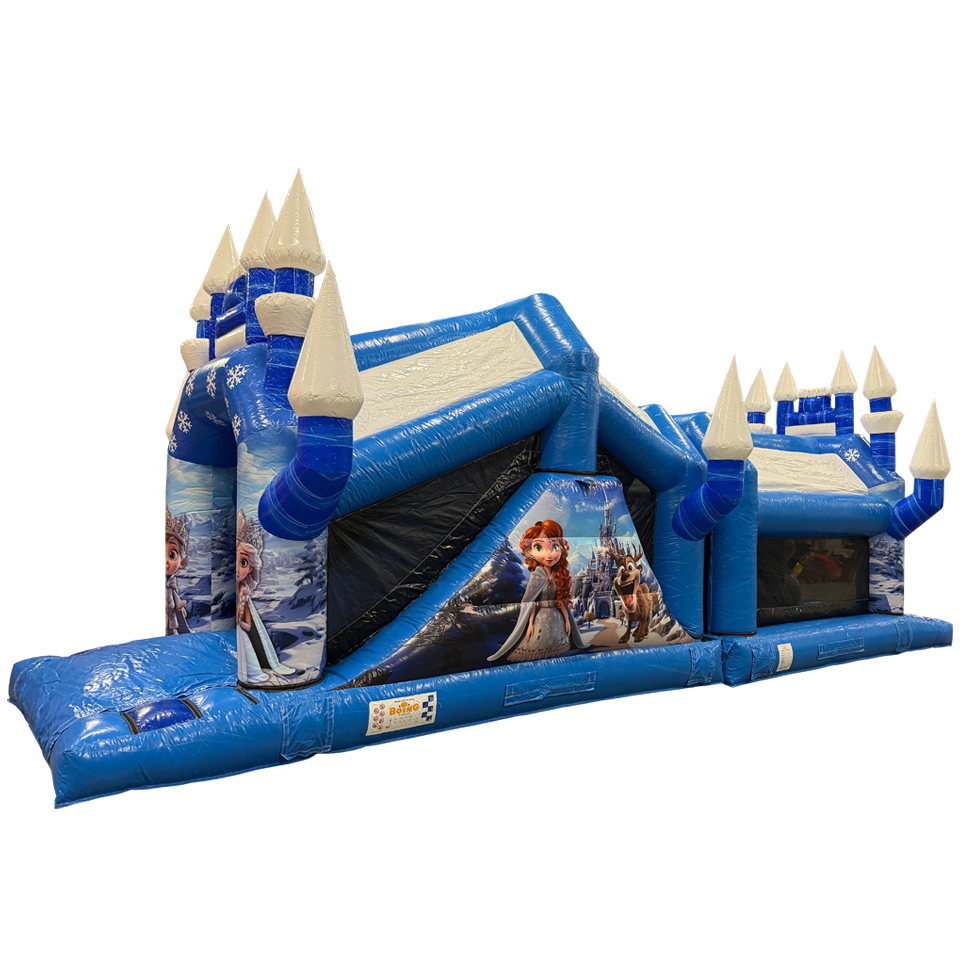 2 Pièces 11m Course Princesse des neiges Château