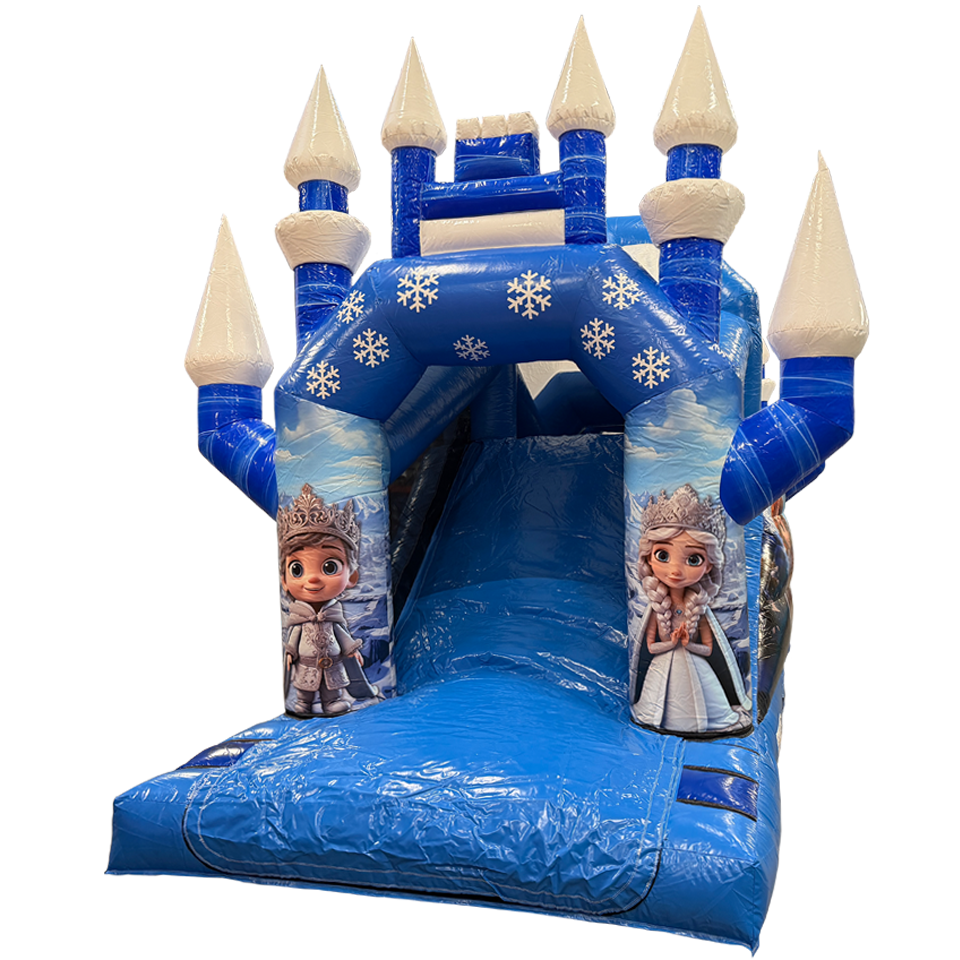 2 Pièces 11m Course Princesse des neiges Château