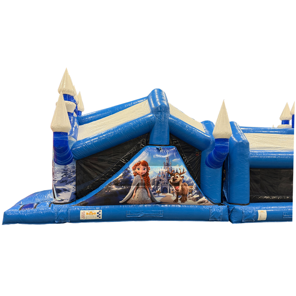 2 Pièces 11m Course Princesse des neiges Château