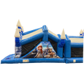 2 Partie Course D'obstacles 11m Château Princesses des Neiges