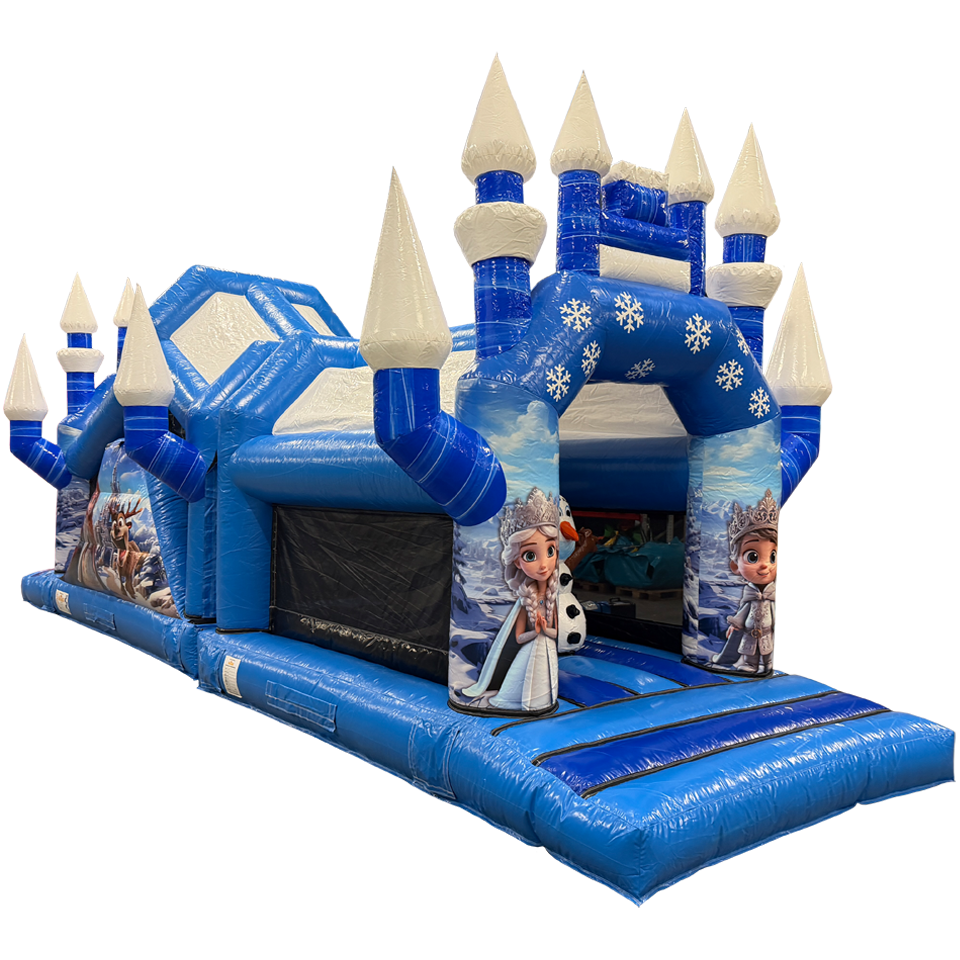 2-Part 11m Run Snow Princess Castle