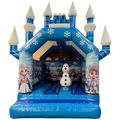 Aframe Midi Princesse Des Neiges Chateau Gonflable Avec Obstacles