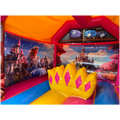 Aframe Midi Princess Chateaux Gonflable Avec Obstacles