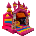 Aframe Midi Princess Chateaux Gonflable Avec Obstacles