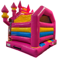Aframe Midi Princess Chateaux Gonflable Avec Obstacles