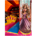 Aframe Midi Princess Chateaux Gonflable Avec Obstacles