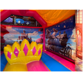 Aframe Midi Princess Chateaux Gonflable Avec Obstacles