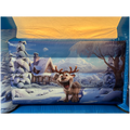Aframe Midi Princesse Des Neiges Chateau Gonflable Avec Obstacles