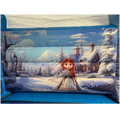 Aframe Midi Princesse Des Neiges Chateau Gonflable Avec Obstacles