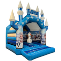 Aframe Midi Princesse Des Neiges Chateau Gonflable Avec Obstacles