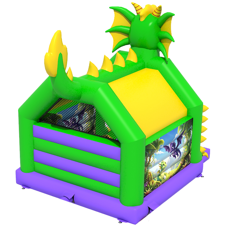 Château Gonflable 2 Toboggans Jungle