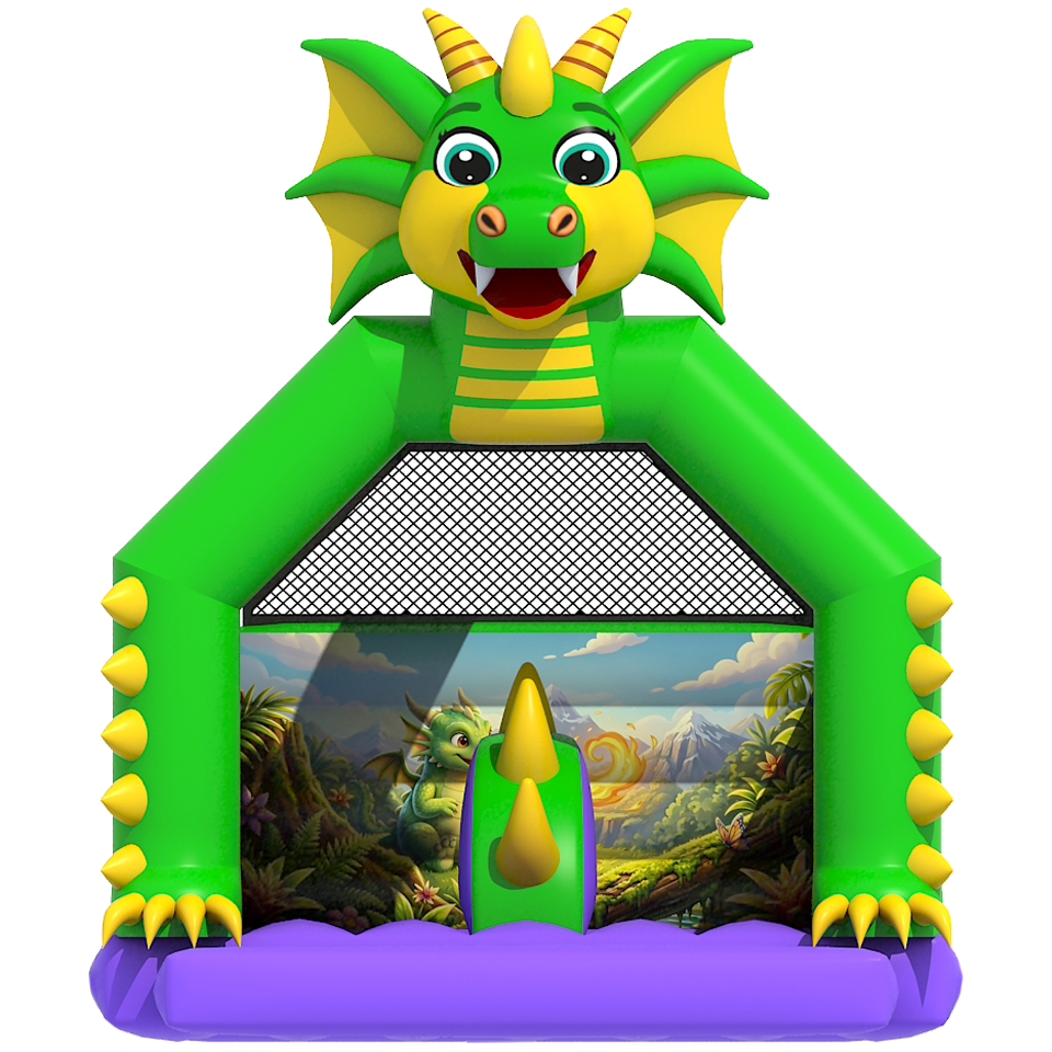 Château Gonflable 2 Toboggans Jungle