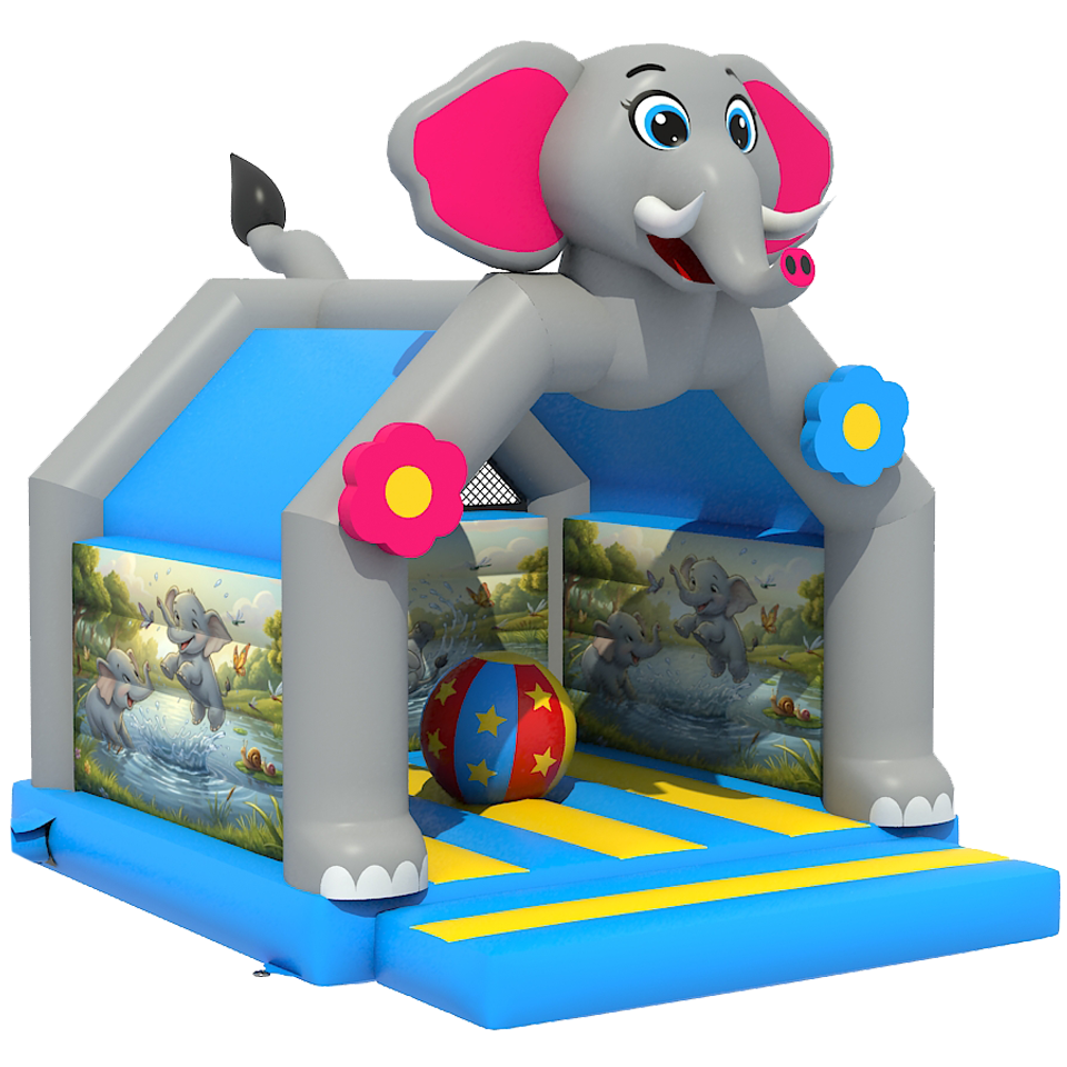 Éléphant Château Gonflable