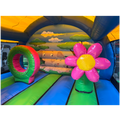 Arch Midi 3D Éléphant Chateau Gonflable Avec Obstacles