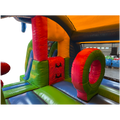 Arch Midi 3D Éléphant Chateau Gonflable Avec Obstacles