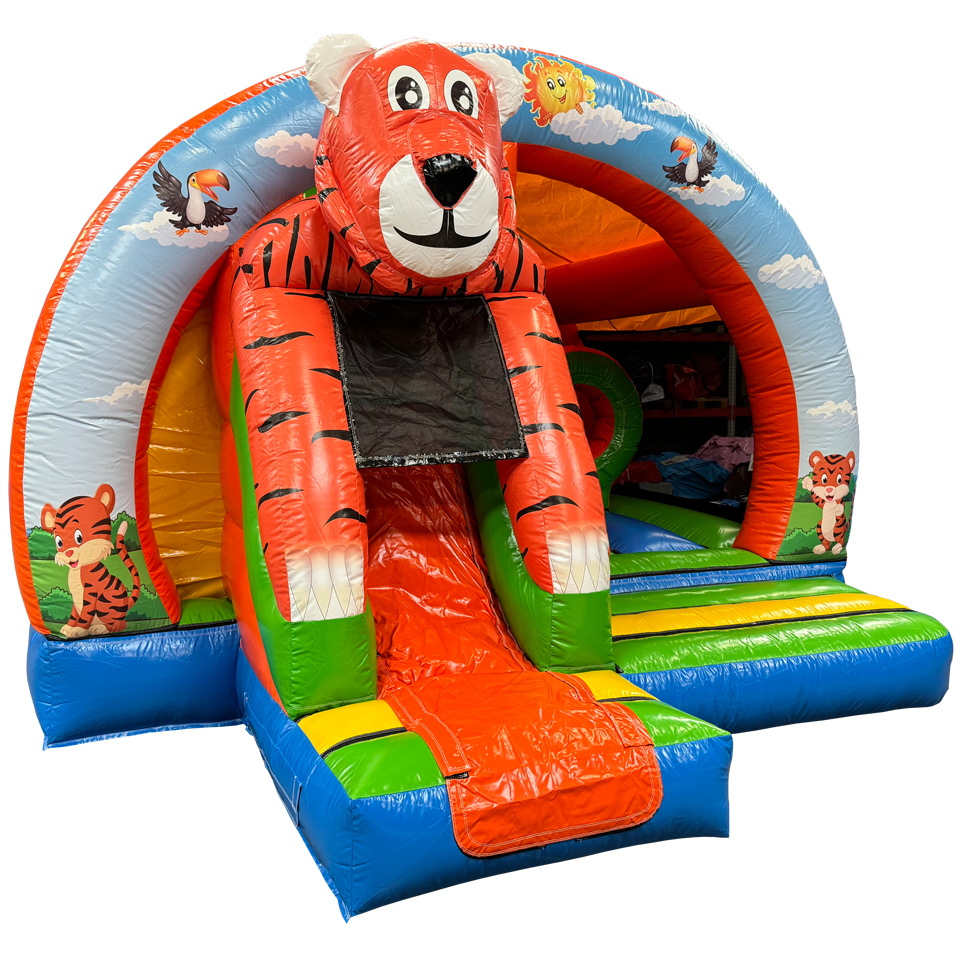 Arch Midi 3D Tijger Springkasteel