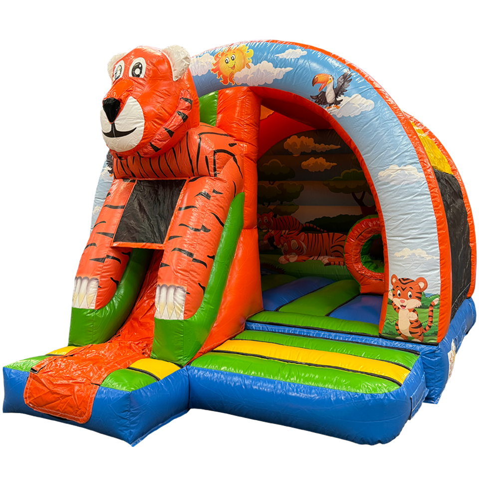 Arch Mini 3D Tijger Springkasteel