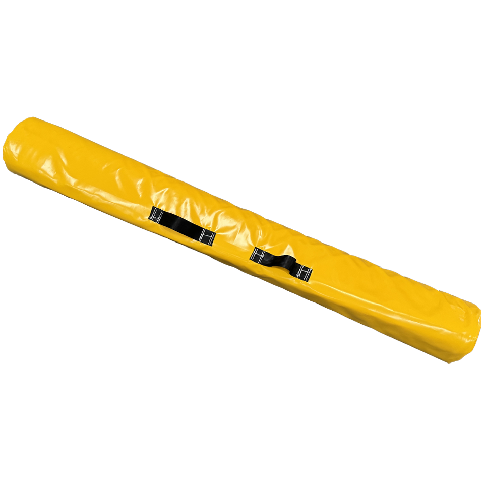 Gros coup de poteau jaune