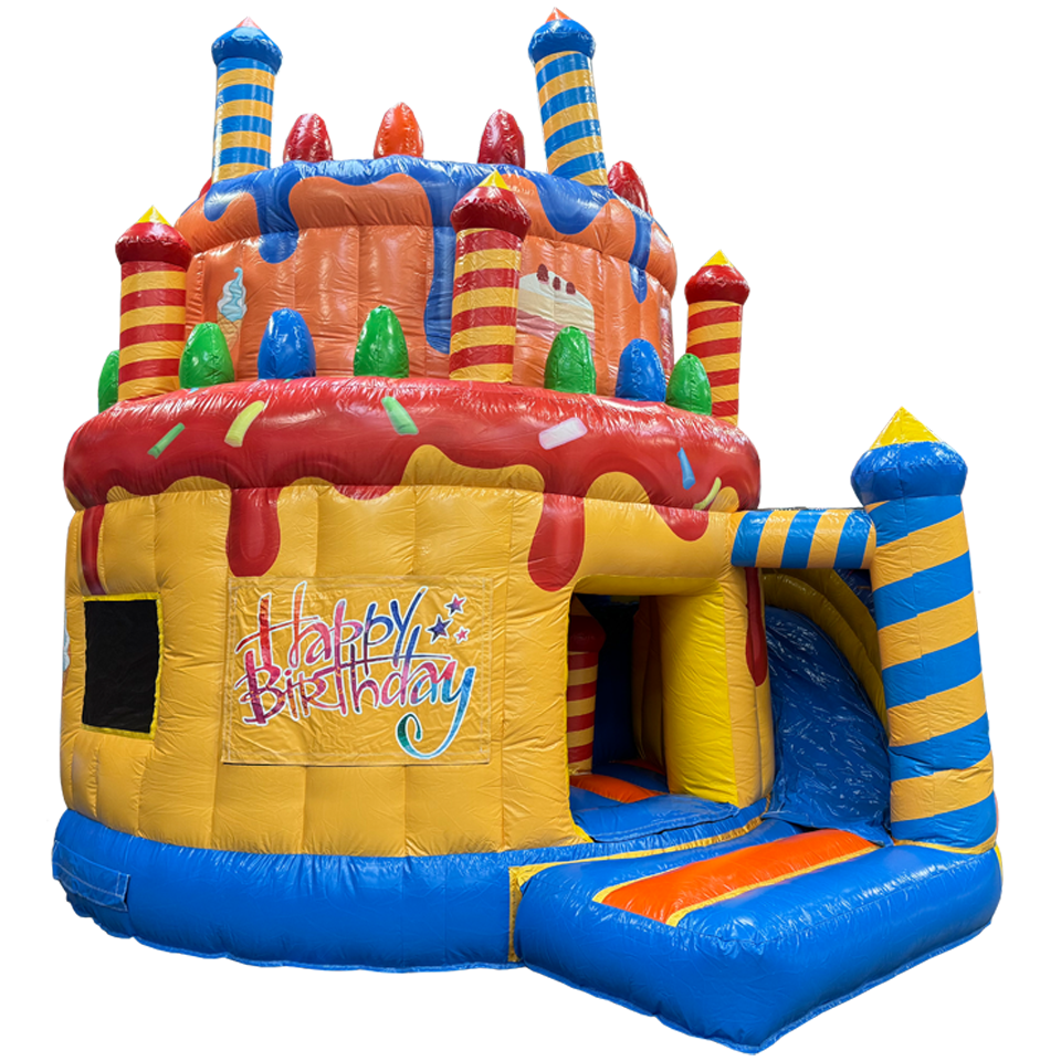 Gâteau d'anniversaire avec Toboggan