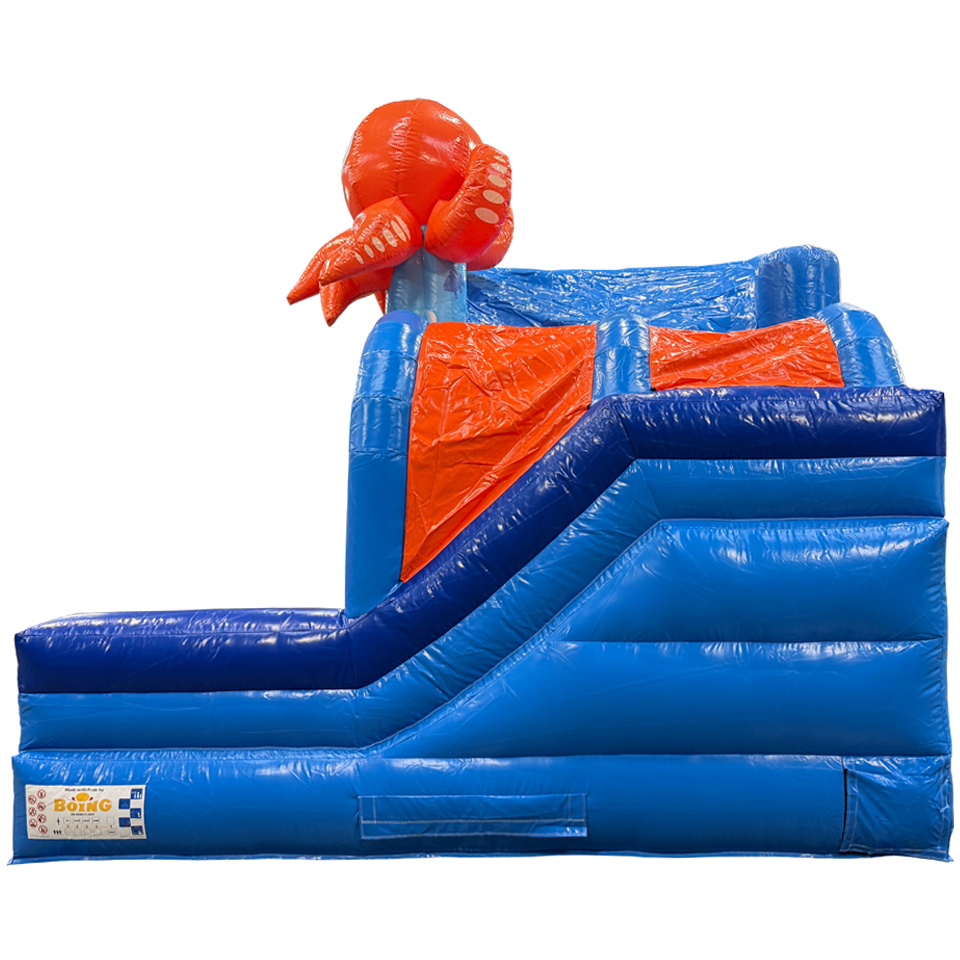 Bouncy Castle with 2 Slides 3D Sea