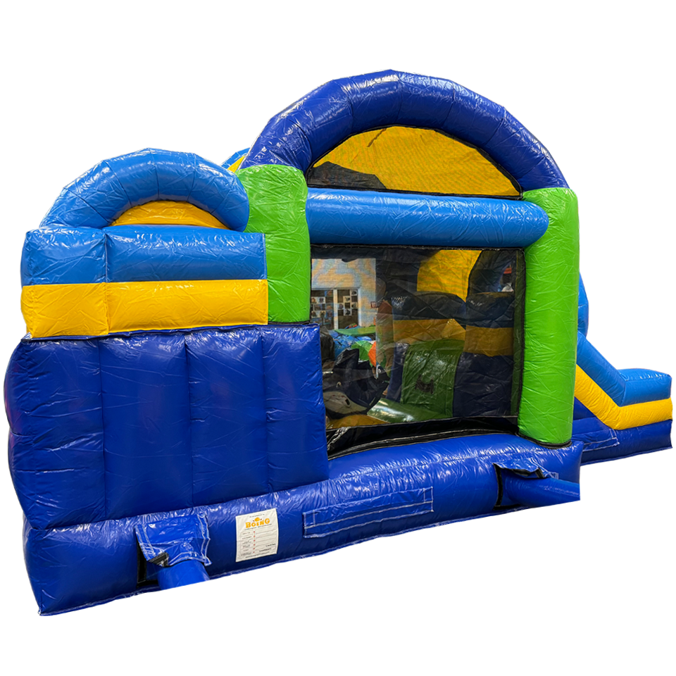 Château Gonflable avec 2 Toboggans Mer