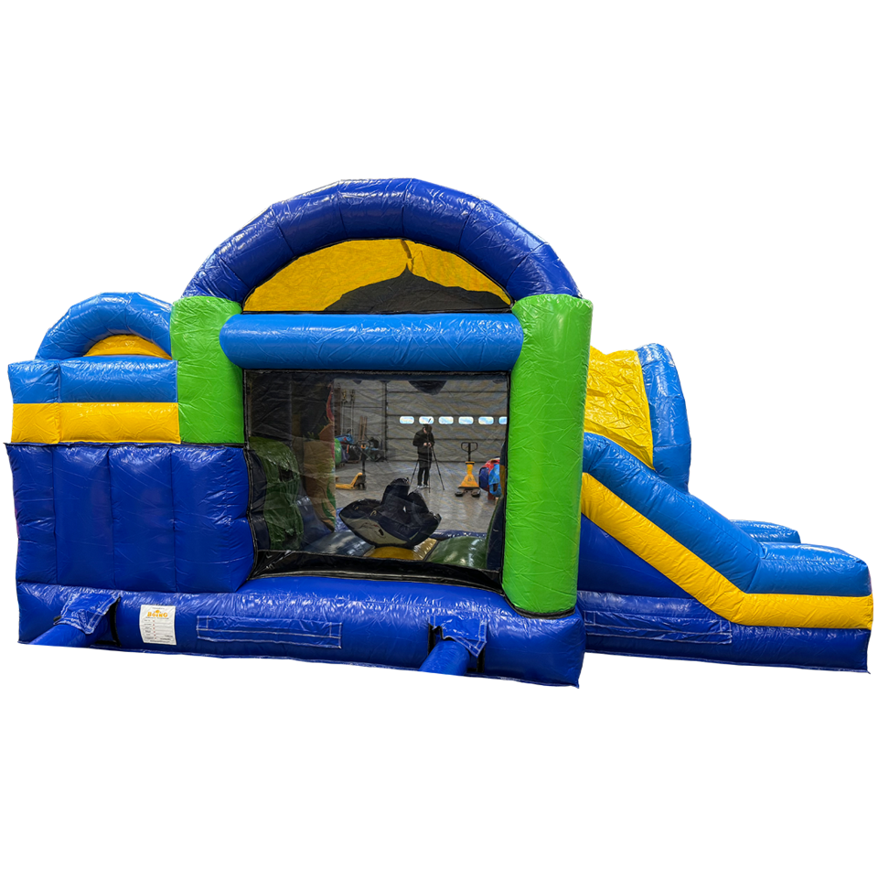 Château Gonflable avec 2 Toboggans Mer