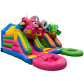 Multiplay Midi 2 Toboggans Cookie Monster Chateau Gonflable