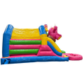 Multiplay Midi 2 Toboggans Cookie Monster Chateau Gonflable