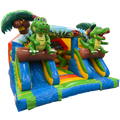 Combo Midi 2 Toboggans Crocodile Chateau Gonflable